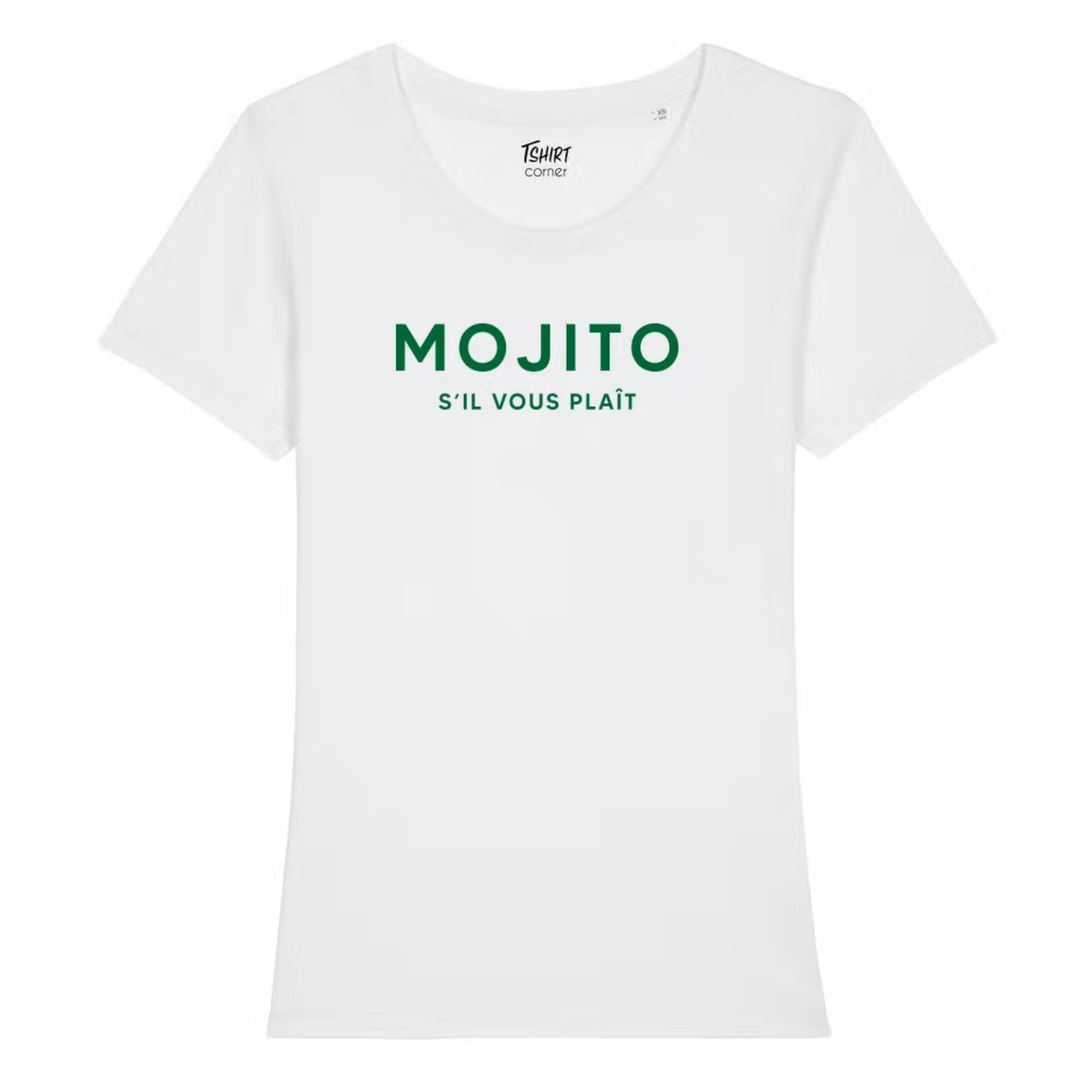T-paita luomupuuvillaa, Mojito Please