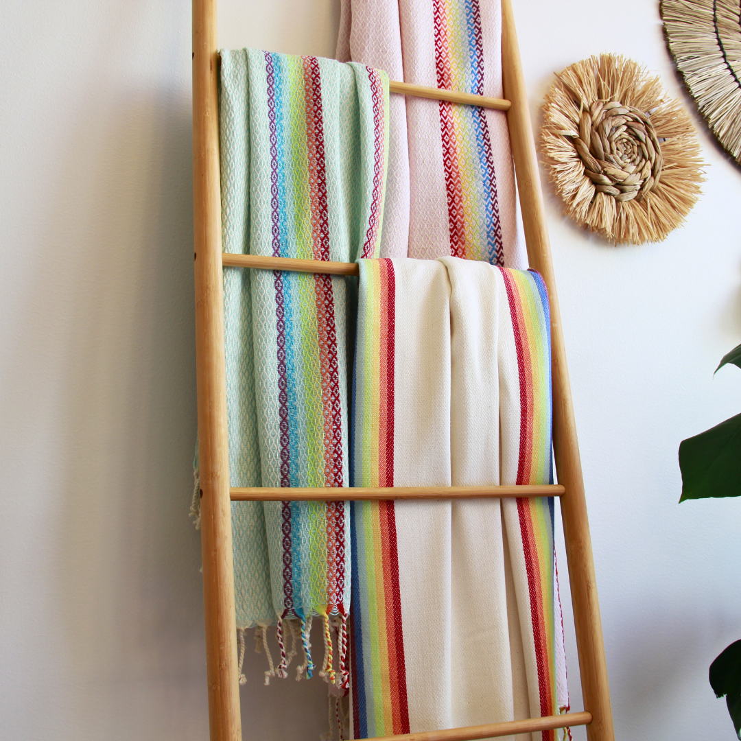 SAMIMI Rainbow mint hamam kylpypyyhe 100x180 cm
