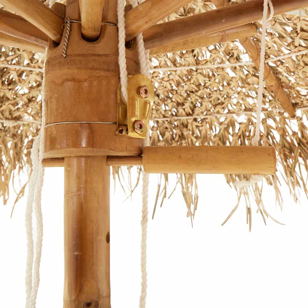 Aurinkovarjo bambu/banaanipuun lehdet 210 cm