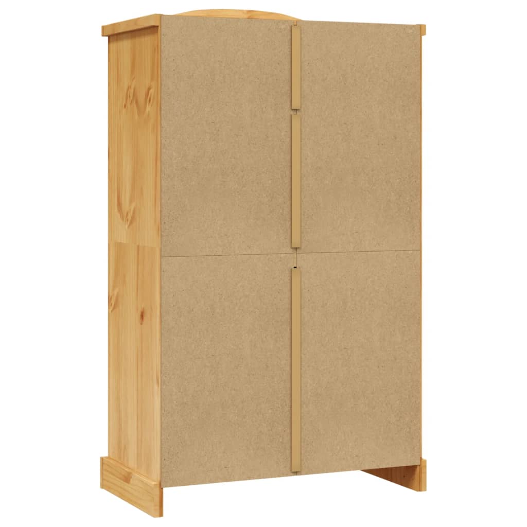 Vaatekaappi Meksikon Mänty Corona Range 2 Ovea 1 Ruskea