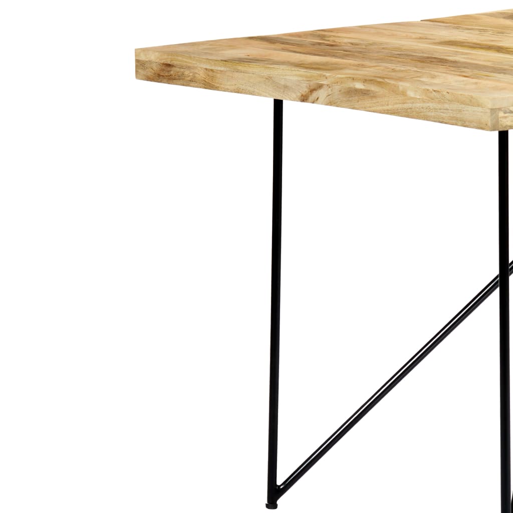 Ruokapöytä 180X90X76 Cm Täysi Mangopuu