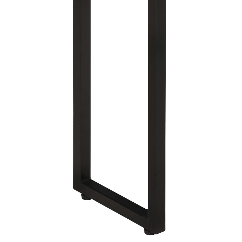 Kukkalaatikko 60x20x68 cm karkea mangopuu
