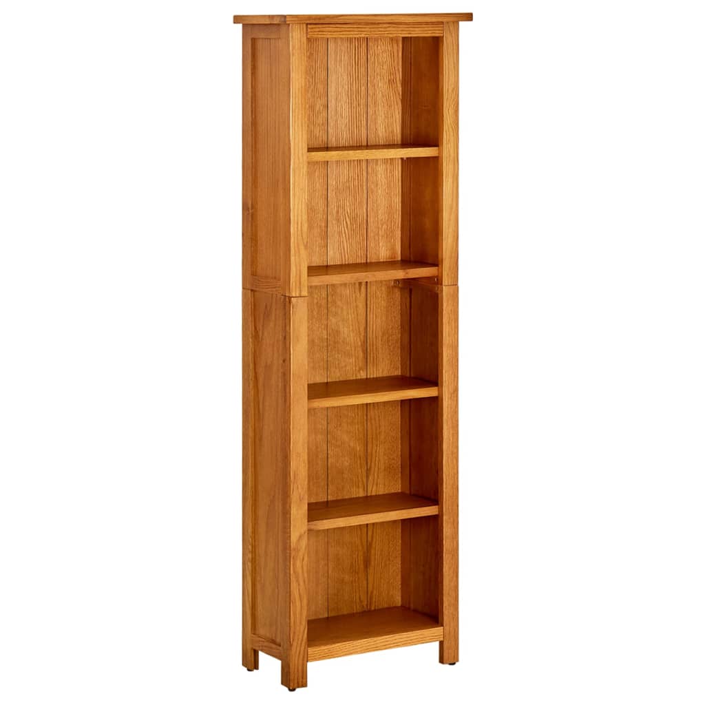 Kirjahylly 5 Tasoa 45X22X140 Cm Täystammi 45 x 22 x 140 cm