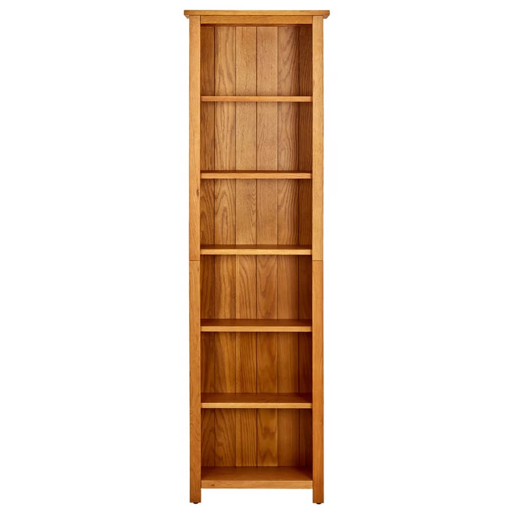 Kirjahylly 6 tasoa 52x22x180 cm täystammi