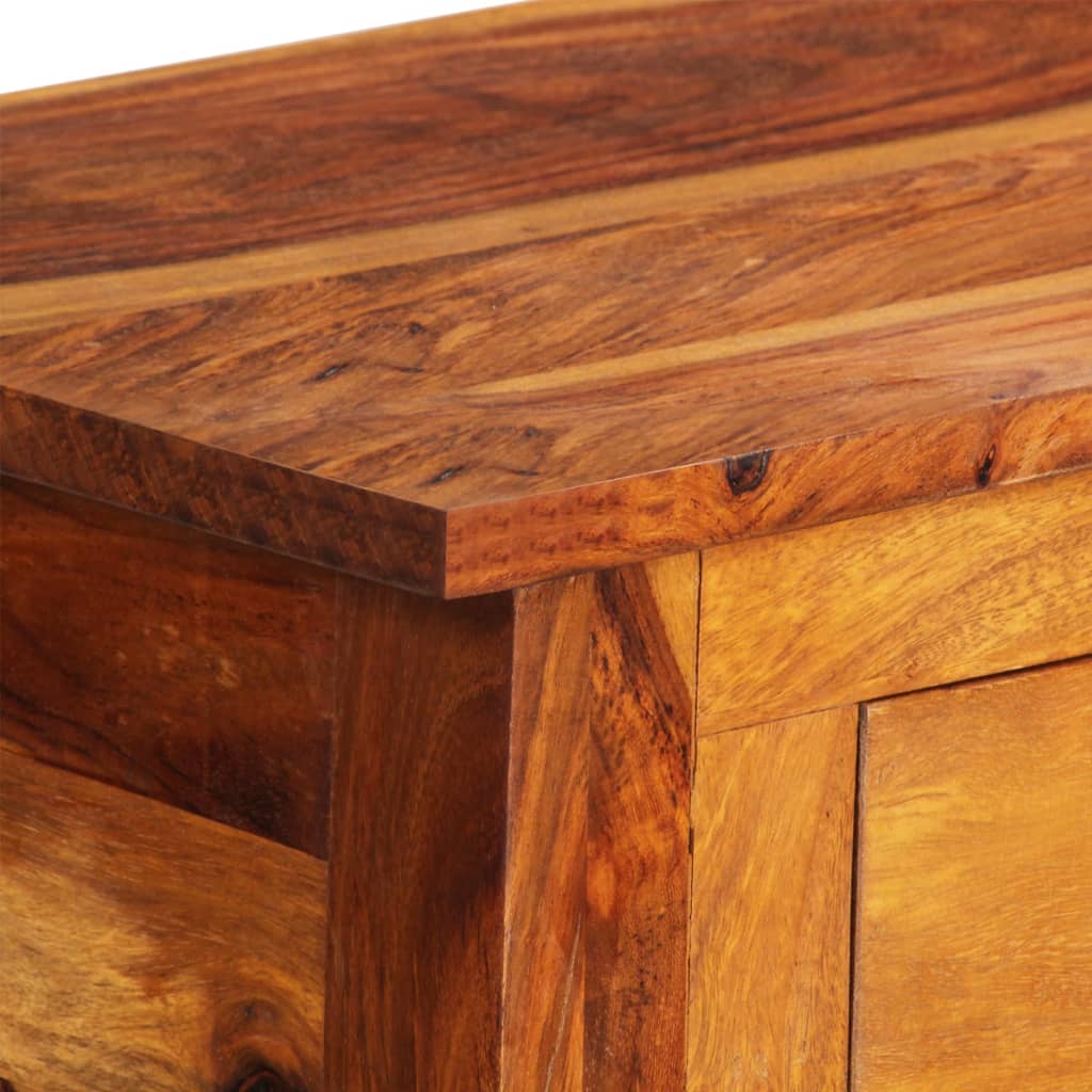 Senkki 3 laatikolla 110x30x80 cm täysi akasiapuu