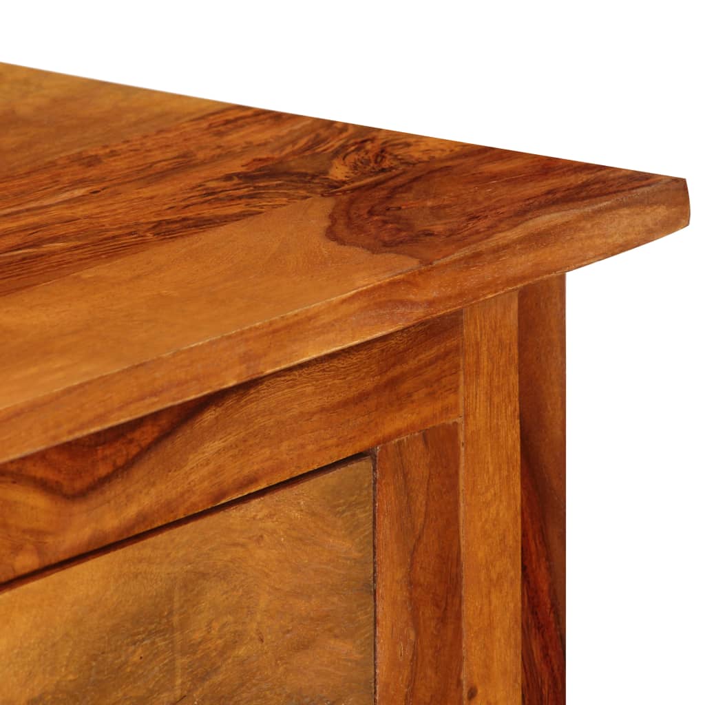 Senkki 3 laatikolla 110x30x80 cm täysi akasiapuu