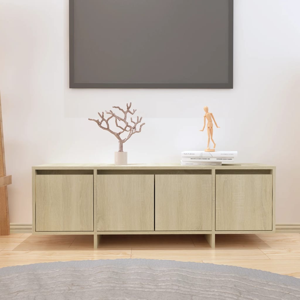 TV-taso Sonoma-tammi 120x30x40,5 cm tekninen puu