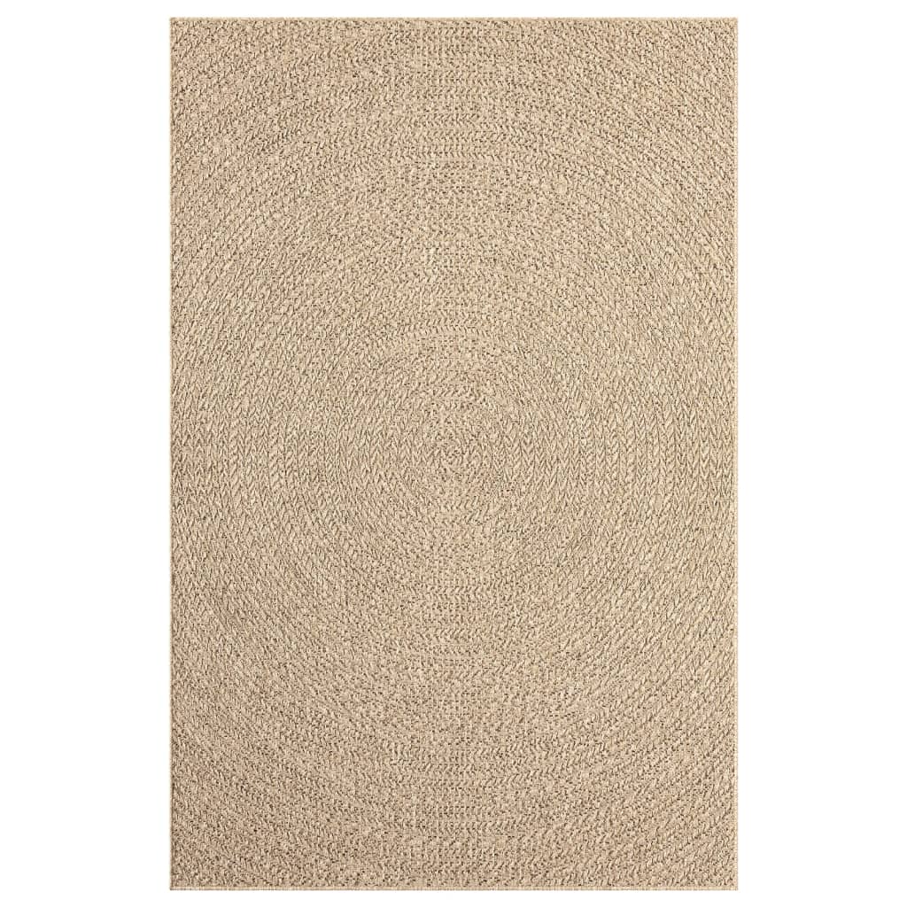 Juuttityylinen Matto 160X230 Cm Sisä- Ja Ulkokäyttöön 160 x 230 cm Pyöreä