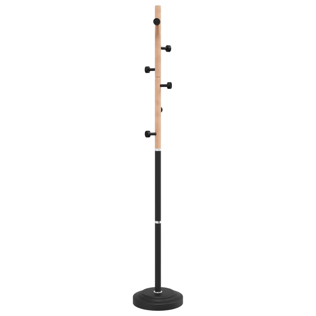 Naulakko musta 177 cm jauhemaalattu rauta