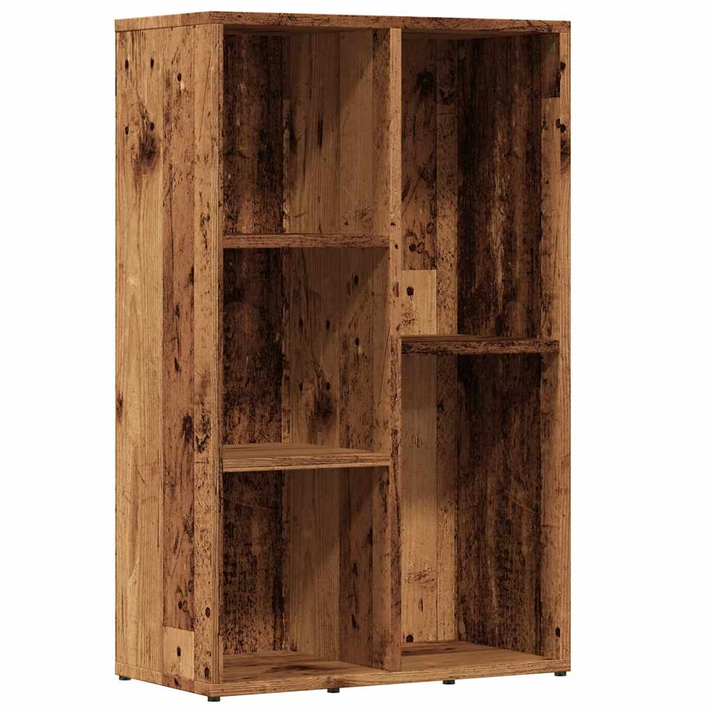 Kirjahylly vanha puu 50x25x80 cm tekninen puu