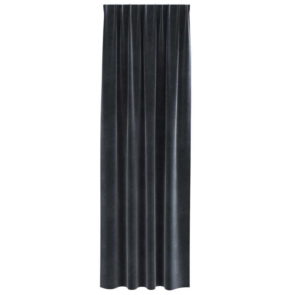 Pimennysverhot 2 pcs Tumma harmaa 140 x 260 cm Sametti