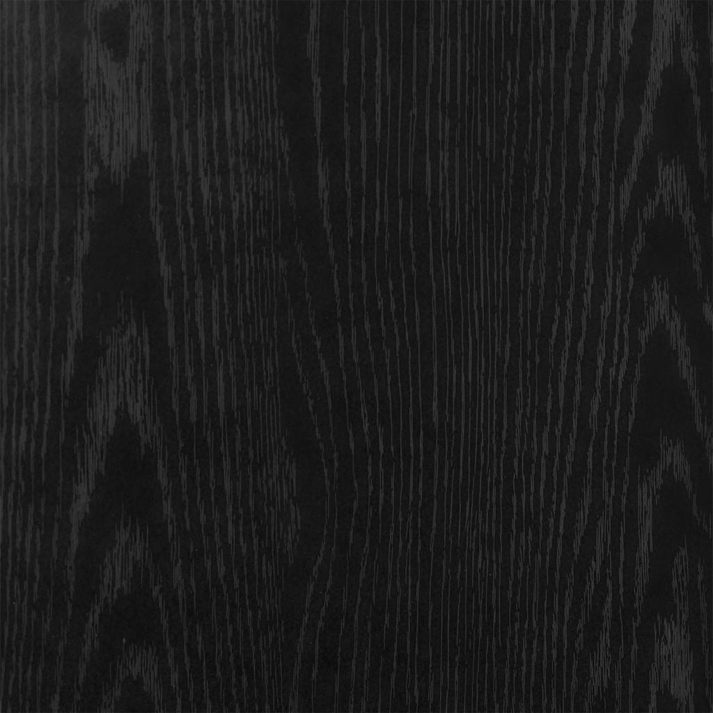 kenkäkaappi Musta tammi 54x34x183 cm Engineered Wood