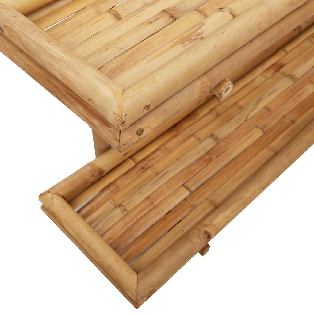 Seinähylly hyllyllä Ruskea 39 x 26 x 60 cm Bambu
