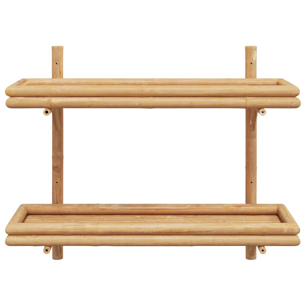 Seinähylly hyllyllä Ruskea 39 x 26 x 60 cm Bambu