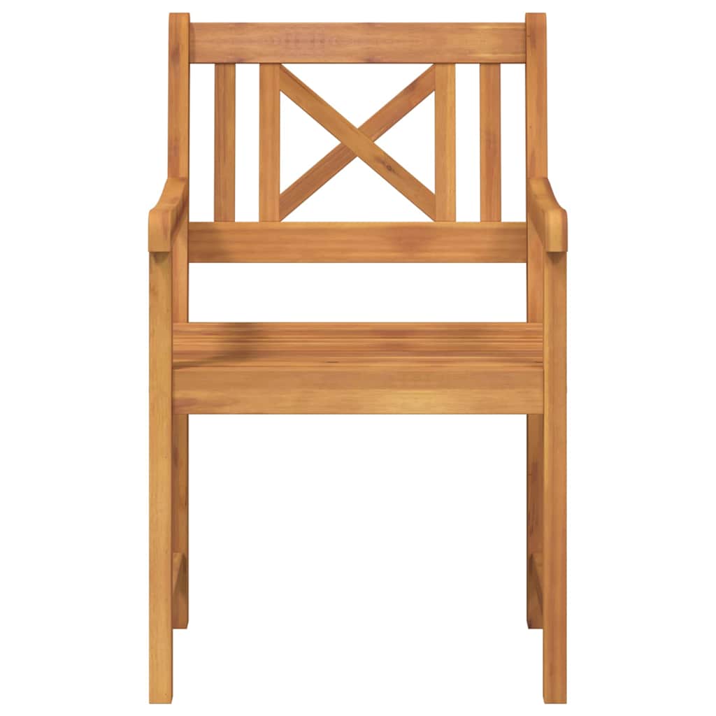 Puutarhan Tuoli 2 pcs 56 x 56 x 90 cm Tiheä akasiapuu