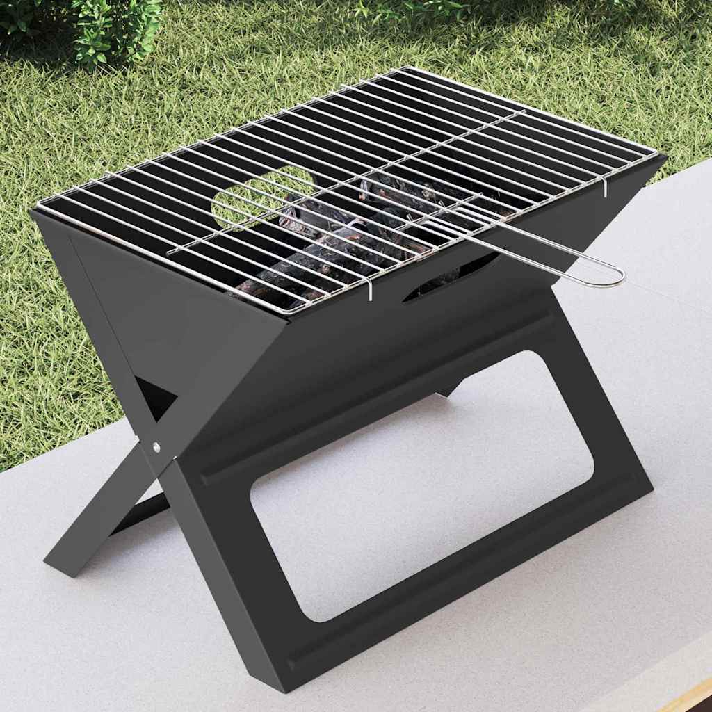 Ulkoilma grilli Musta 46 x 31 x 31 cm Teräs