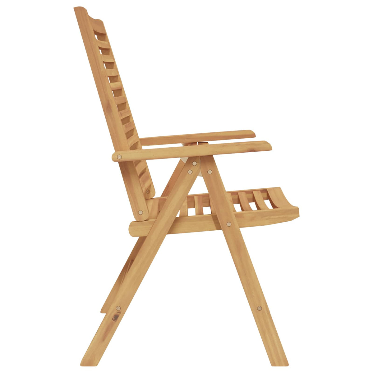 Puutarhan Tuoli 4 pcs Ruskea 52 x 64.5 x 108 cm Täysi tiikki
